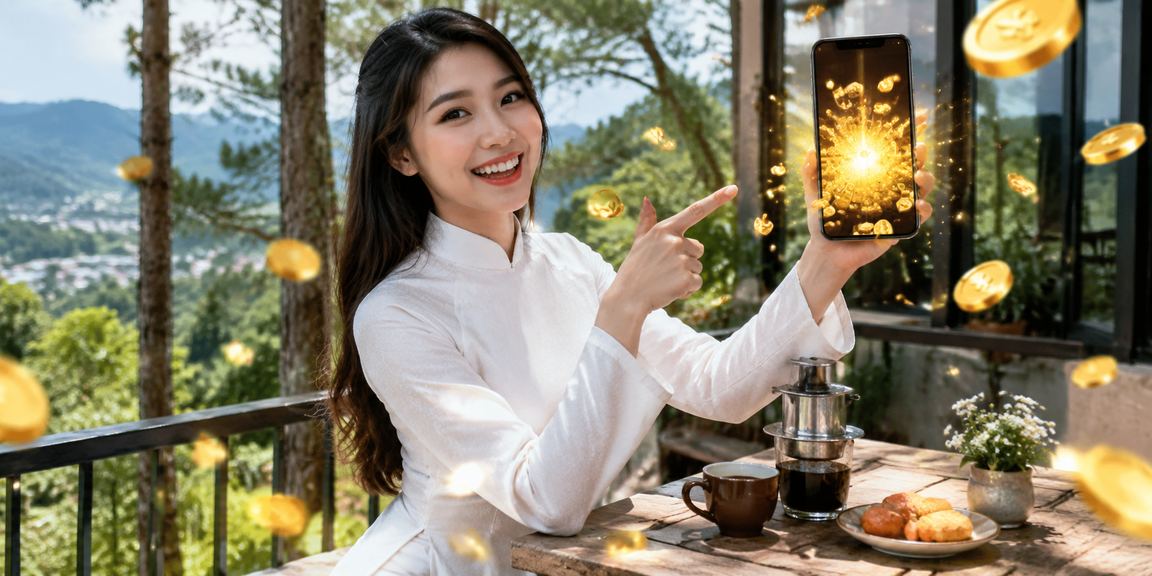Người chơi tận hưởng khuyến mãi trên điện thoại tại Đà Lạt